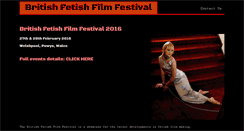 Desktop Screenshot of britishfetishfilmfestival.com