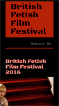 Mobile Screenshot of britishfetishfilmfestival.com